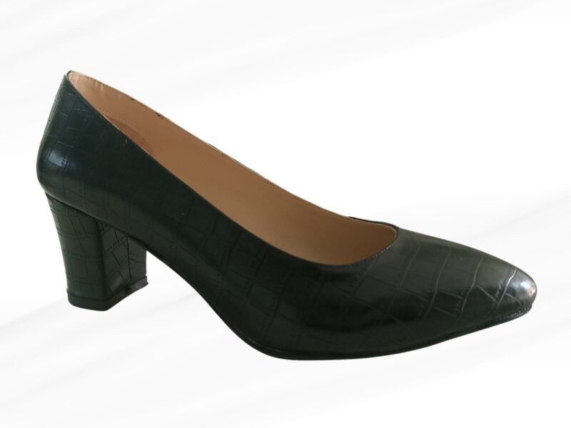 ديكولتيه كعب عالي 5سم مطبوع