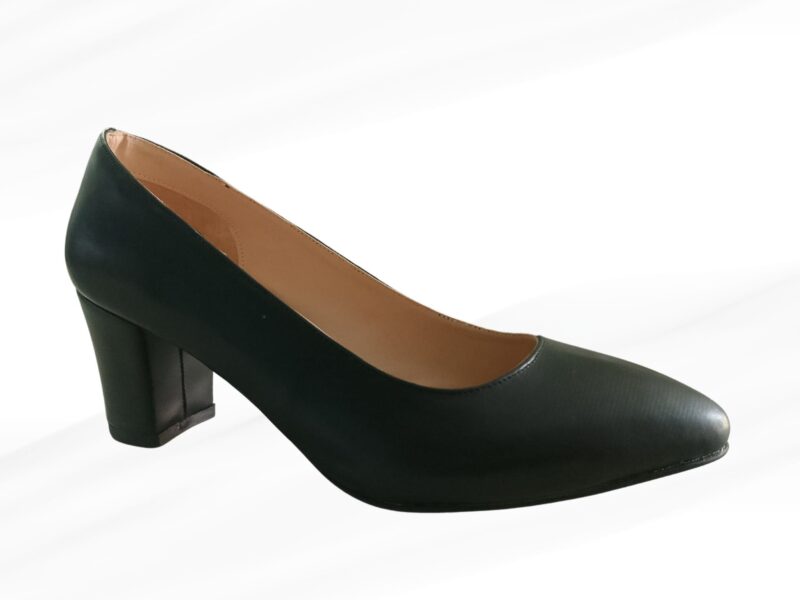 ديكولتيه كعب عالي 5سم سادة