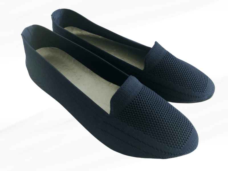 حذاء نسائي استرتش سادة كحلي