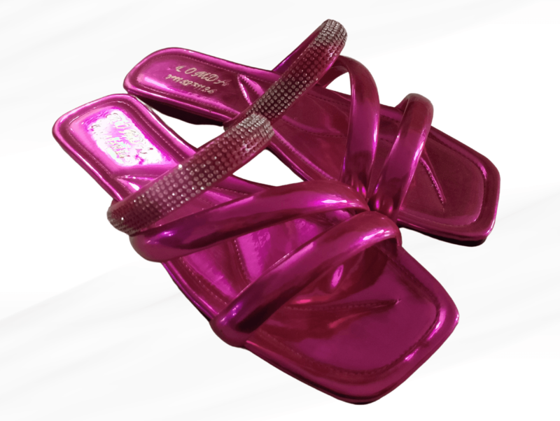 شبشب 3 باند حريمي فوشيا