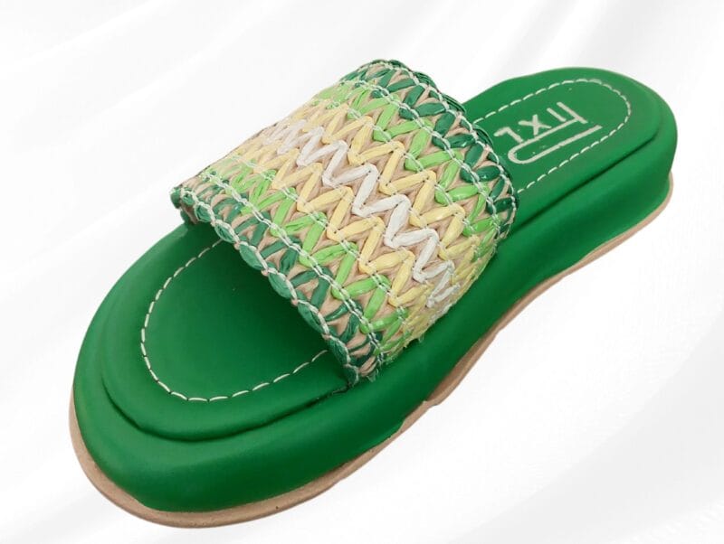 شبشب حريمي اخضر Pixl